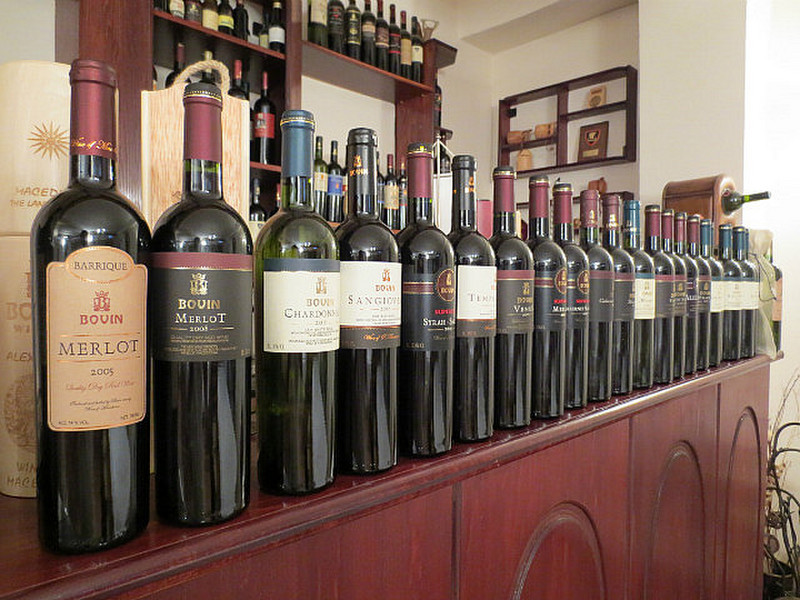 Bottles of Bliss at Bovin Winery
