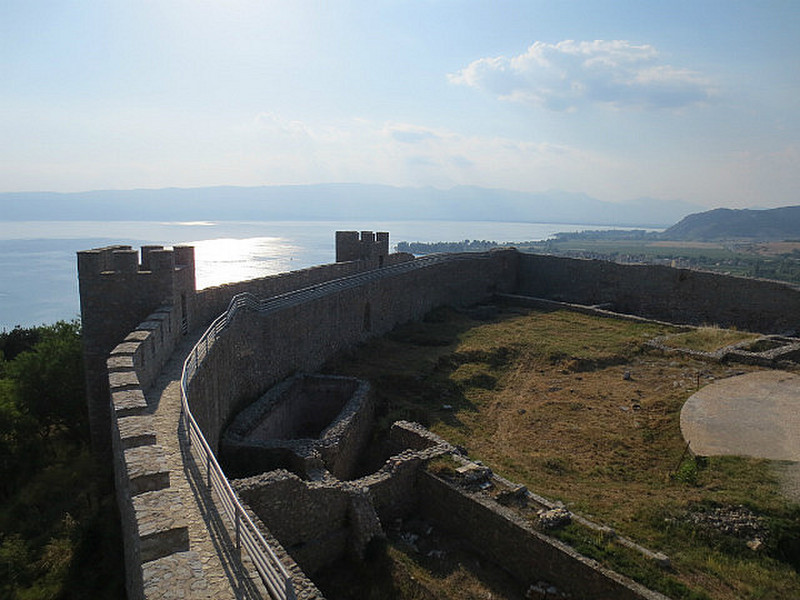 Walking the Walls of Car Samoil Castle