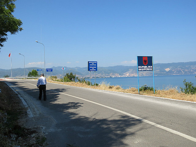 No Man&#39;s Land Between Macedonia and Albania