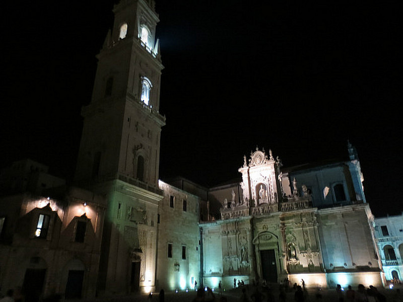 Lecce&#39;s Duomo by Night