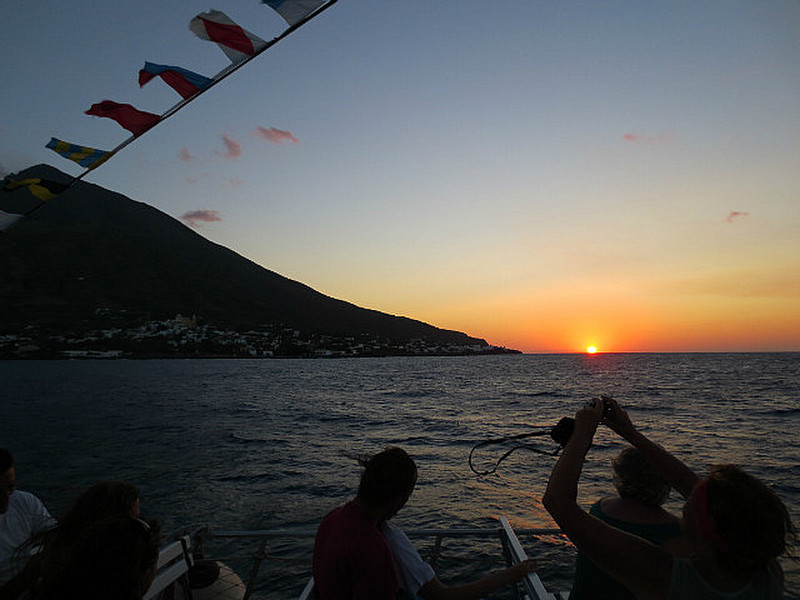 Sunset Over Stromboli