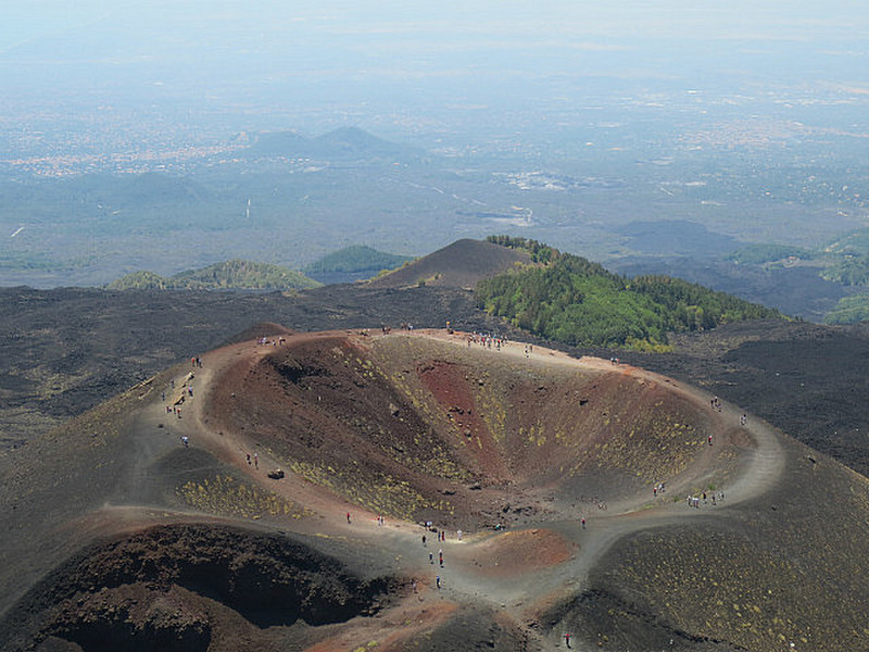 The Main Crater, From Above