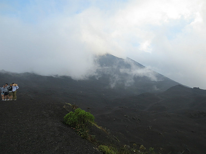 Volcan de Pacaya, Peeking Through the Clouds ...