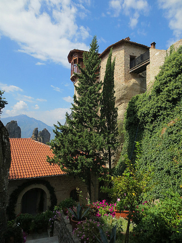 Beautiful Monastery Courtyard
