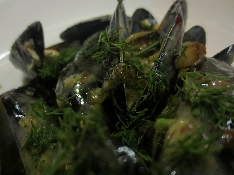 Mussels ...