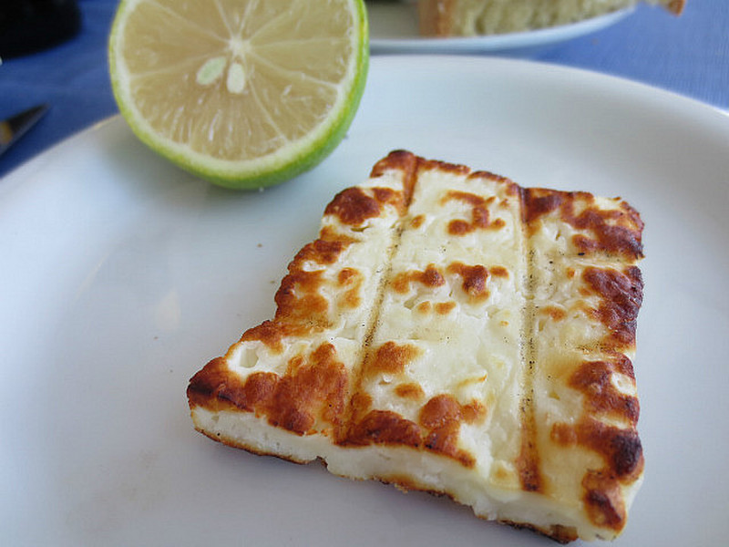 Last Piece of Halloumi For the Trip ...