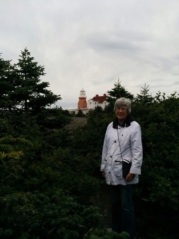 Wendy on our Return to the Lighthouse
