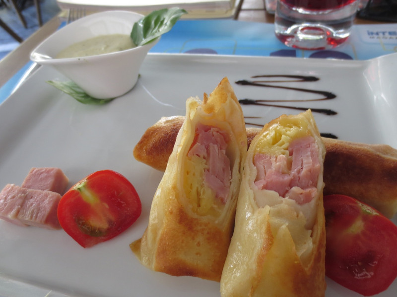 Ham and Cheese Crepe at Cafe City ...