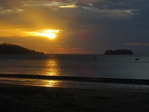 Last Costa Rican Sunset at Playa Hermosa ...