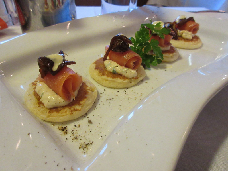 Beautiful Blinis at the Lake House ...