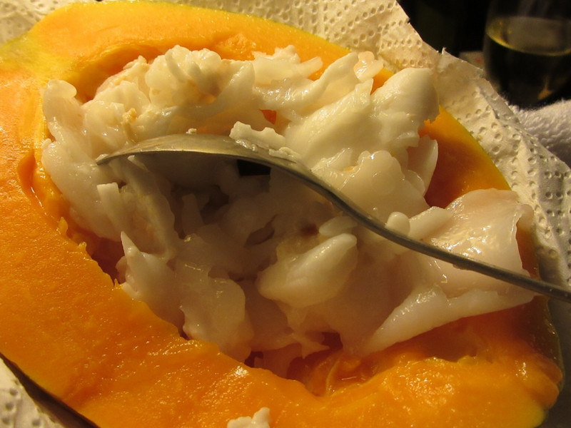 Papaya w/ Fresh Shredded Coconut ...