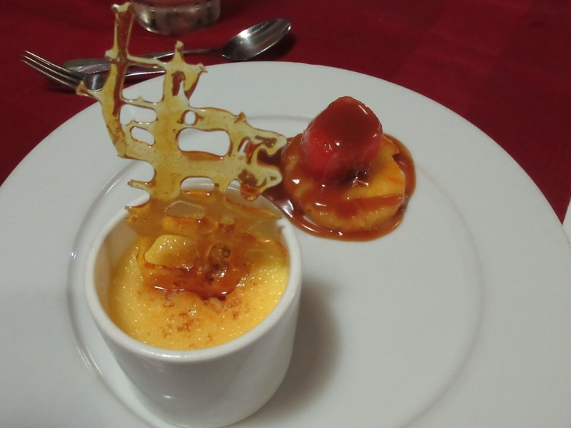 Creme Brulee w/ Caramelized Pineapple