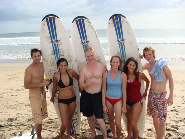 The surfing gang!