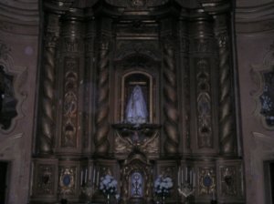 Inside the church in Alta Gracia!