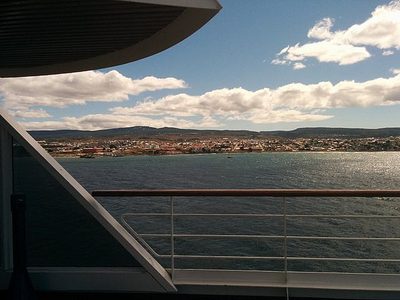 Punta Arenas as seen from the ship