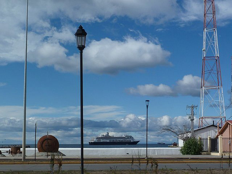 Our Ship from Punta Arenas