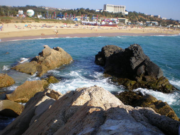 view from the rocks- Salinas Beach