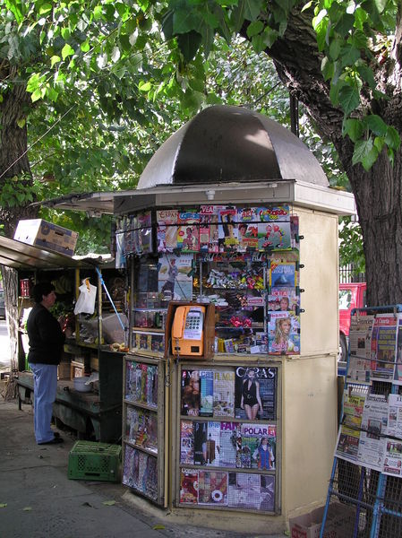 The local kiosk 