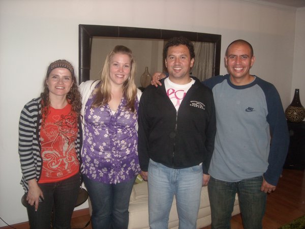 Ximena, Me, Jorge and Carlos
