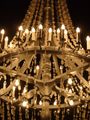 Salt crystal chandelier