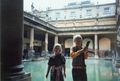 Inside the Roman baths