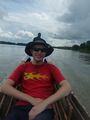 In the dugout canoe