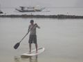 Paul on the paddle board