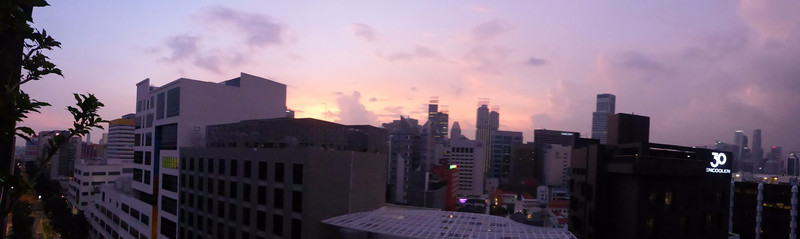 Dawn in Singapore