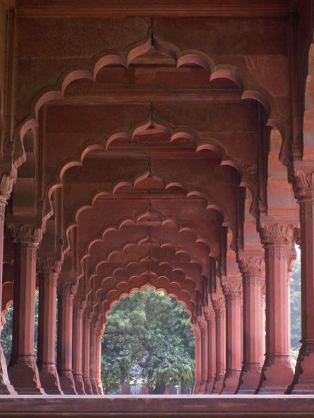 Arches in the Red Fort