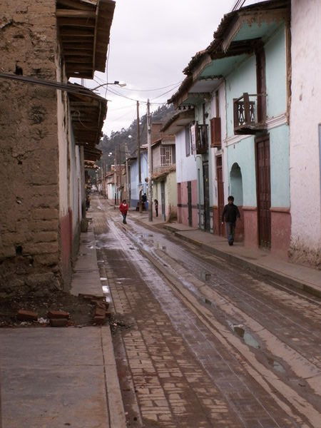 A typical Andean side street
