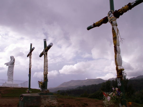 Jesus overlooks Cusco