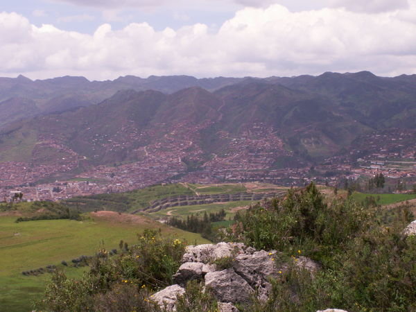 View of Cusco and Saqsaywaman