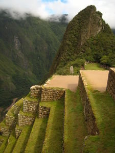 The dangerous looking agricultural terraces