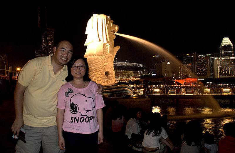 Merlion at Merlion Park