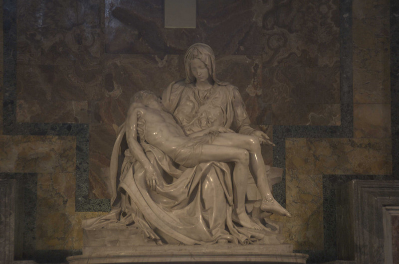 Mary holding Jesus