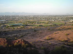 part of the outlying Phoenix area as seen from on high