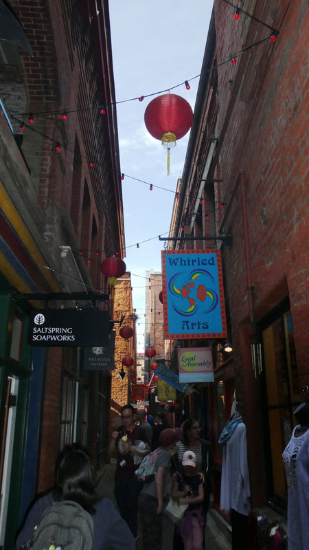 Alley in Chinatown, Victoria, BC