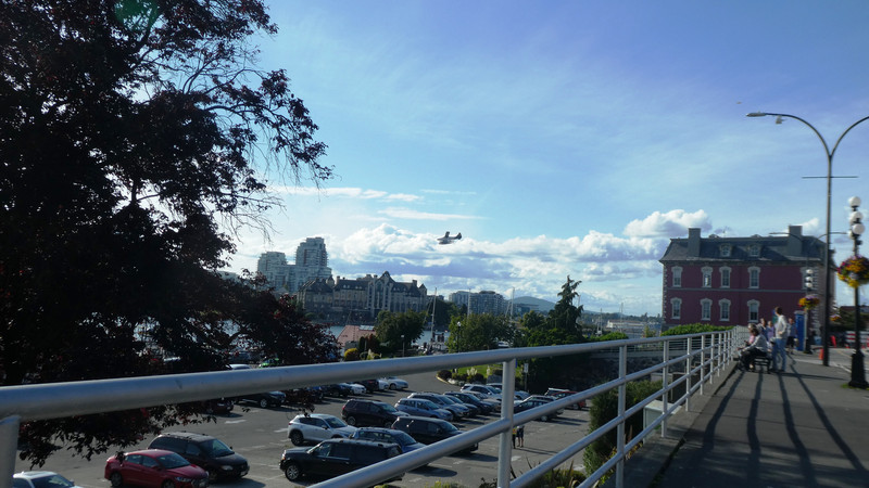 Seaplane coming in, Vancouver, BC