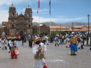 A Cusco parade