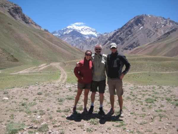 The beginning of our Aconcagua expedition