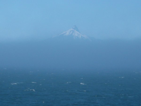 A distant volcano