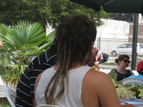 Guy with the Dreadlock rattail