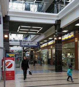 modern shopping center
