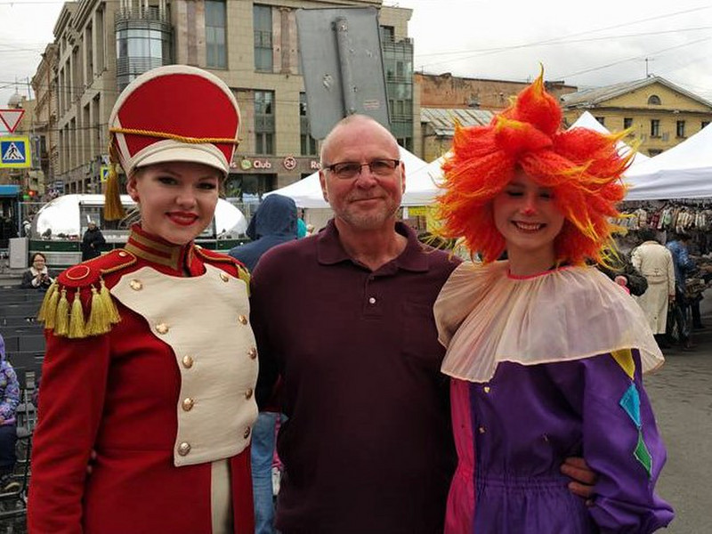 Toy soldier and two clowns