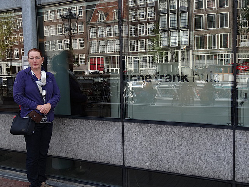 Kate at Anne Frank&#39;s house