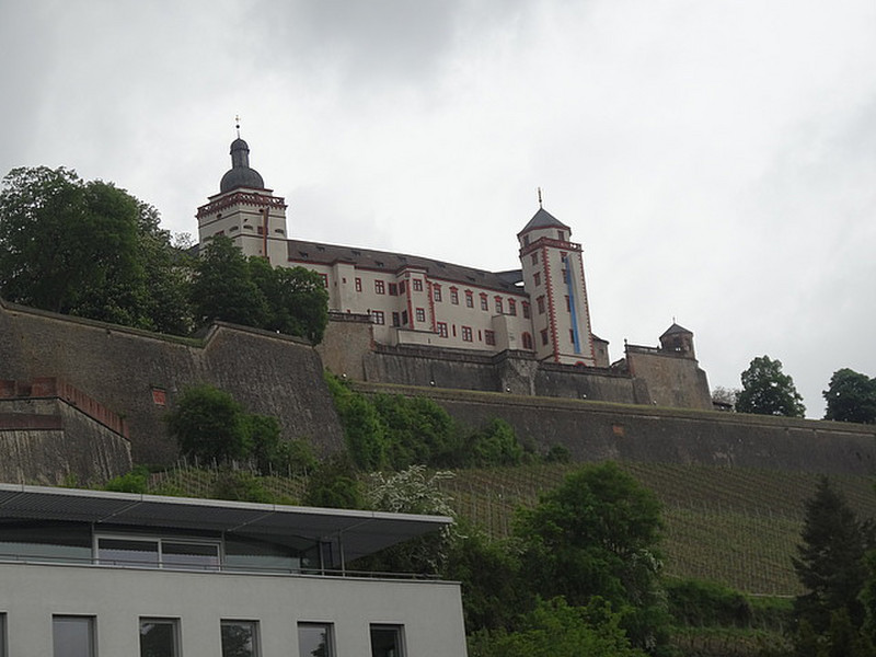 Castle overlooking Warburg