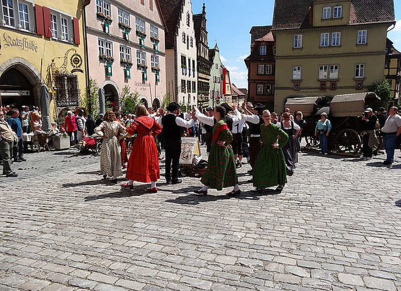 Dancing in the Market square