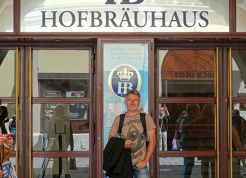 Outside Hofbrauhaus