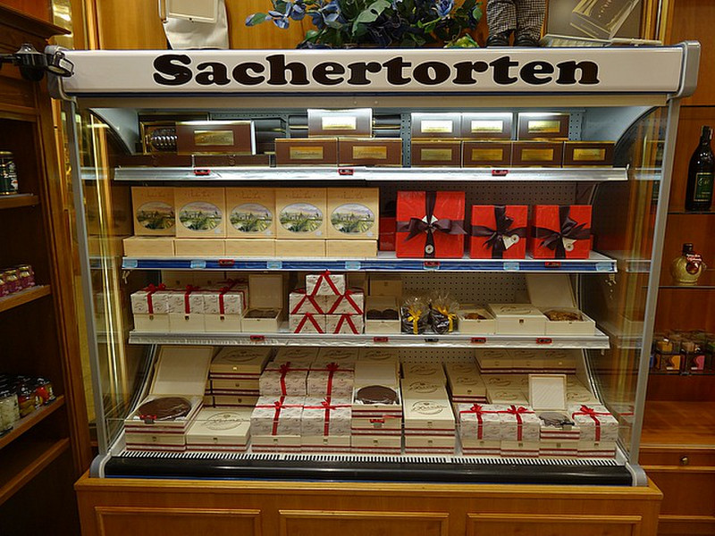 Yummy cakes at Vienna airport