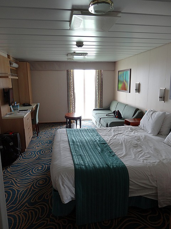 Our huge room onboard